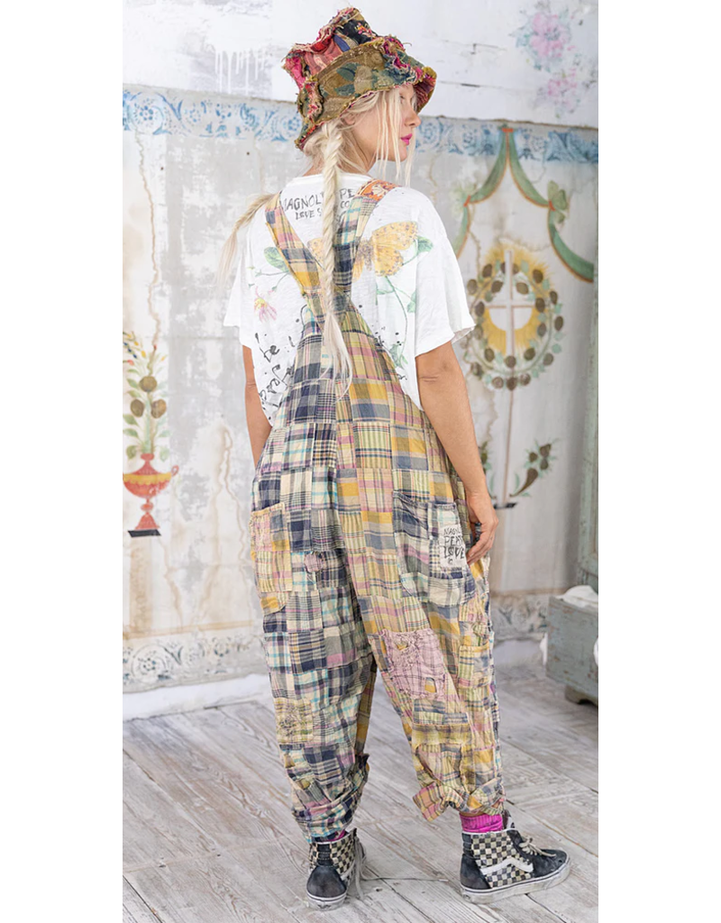 Magnolia Pearl Overalls 073 Patchwork Love, Madras Topical 3/6