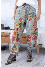 Magnolia Pearl Pants 521 Quilts & Roses Miner, Faded Indigo 4/3