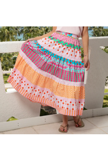Dizzy Lizzie Woodstock Cotton Flounce Skirt