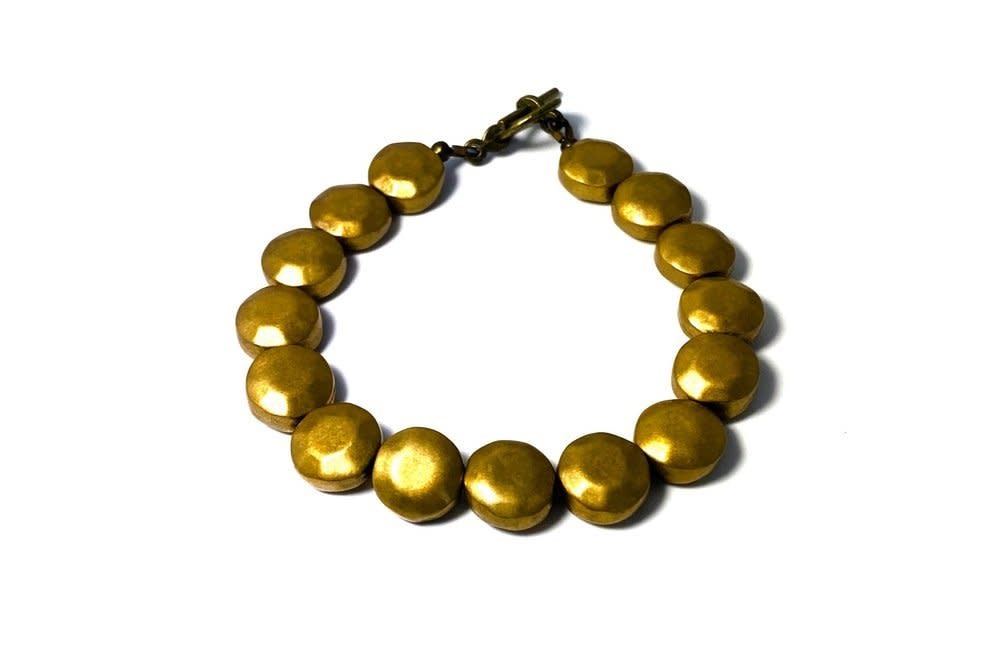 Rachel Nathan Spice Sand Dollar Bracelet