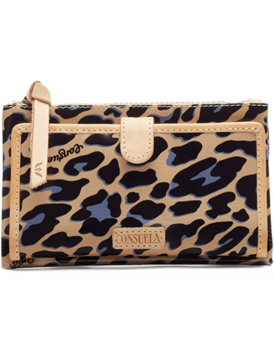 Consuela Slim Wallet, Blue Jag Blue Jag