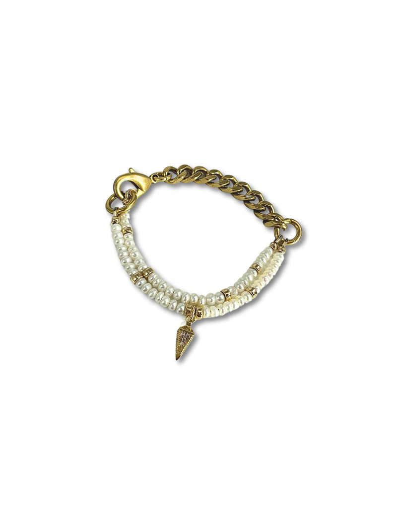 Rachel Nathan Remix Mini Pearl Bracelet