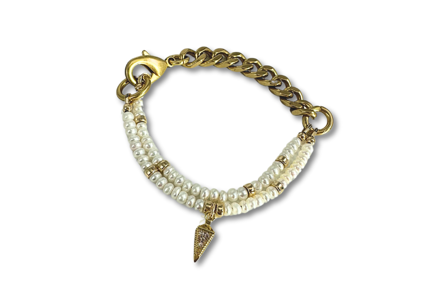 Rachel Nathan Remix Mini Pearl Bracelet