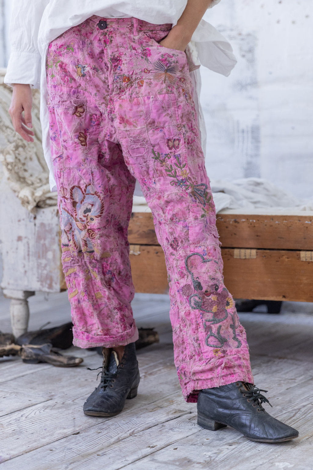 Magnolia Pearl Pants 505 Lil Friends Miners, Kashmiri Pink