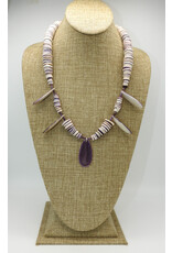 Treasure Chest of the Southwest SC1 Wampum Teardrops Necklace Set w/ Earrings