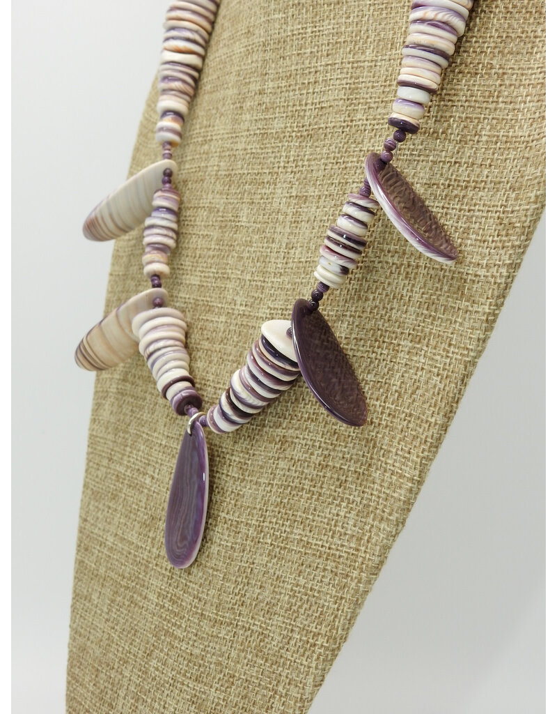 Treasure Chest of the Southwest SC1 Wampum Teardrops Necklace Set w/ Earrings