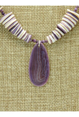 Treasure Chest of the Southwest SC1 Wampum Teardrops Necklace Set w/ Earrings