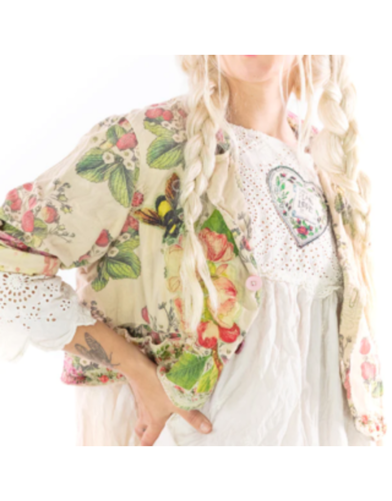 Magnolia Pearl Jacket 657 Printed Cropped Kelly, Bloomberry