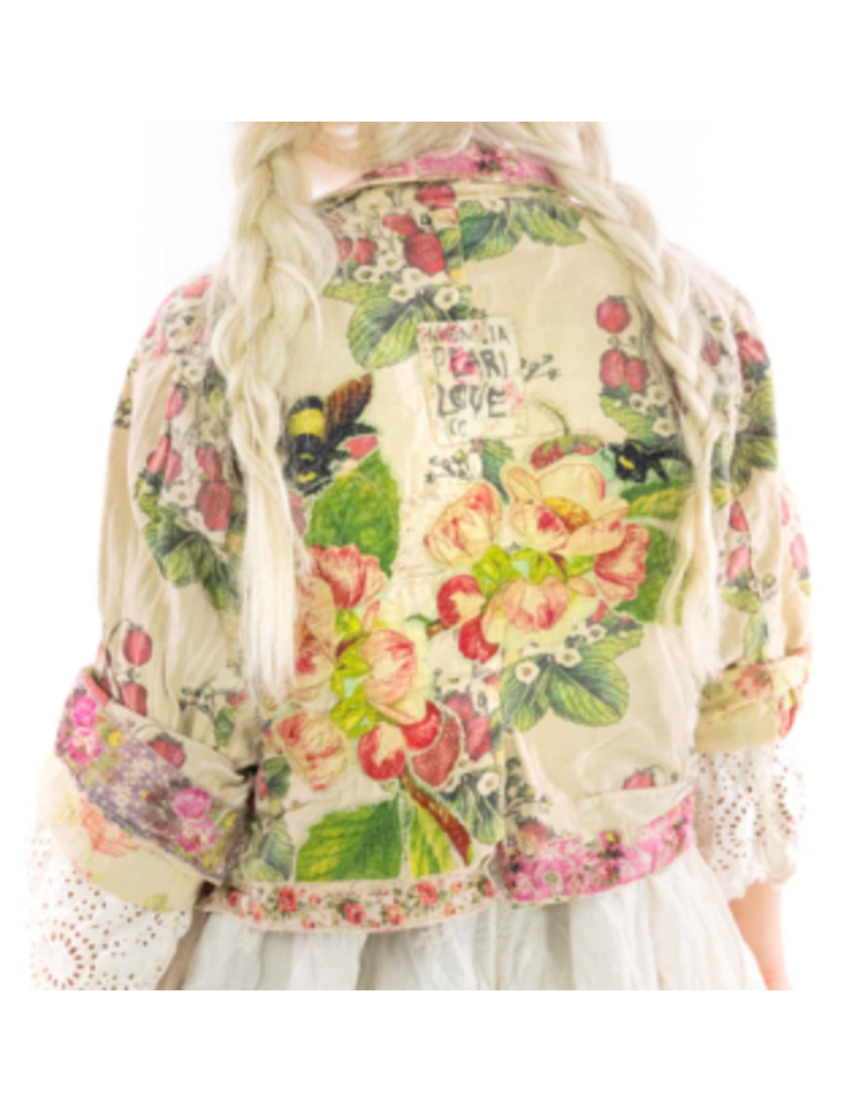 Magnolia Pearl Jacket 657 Printed Cropped Kelly, Bloomberry