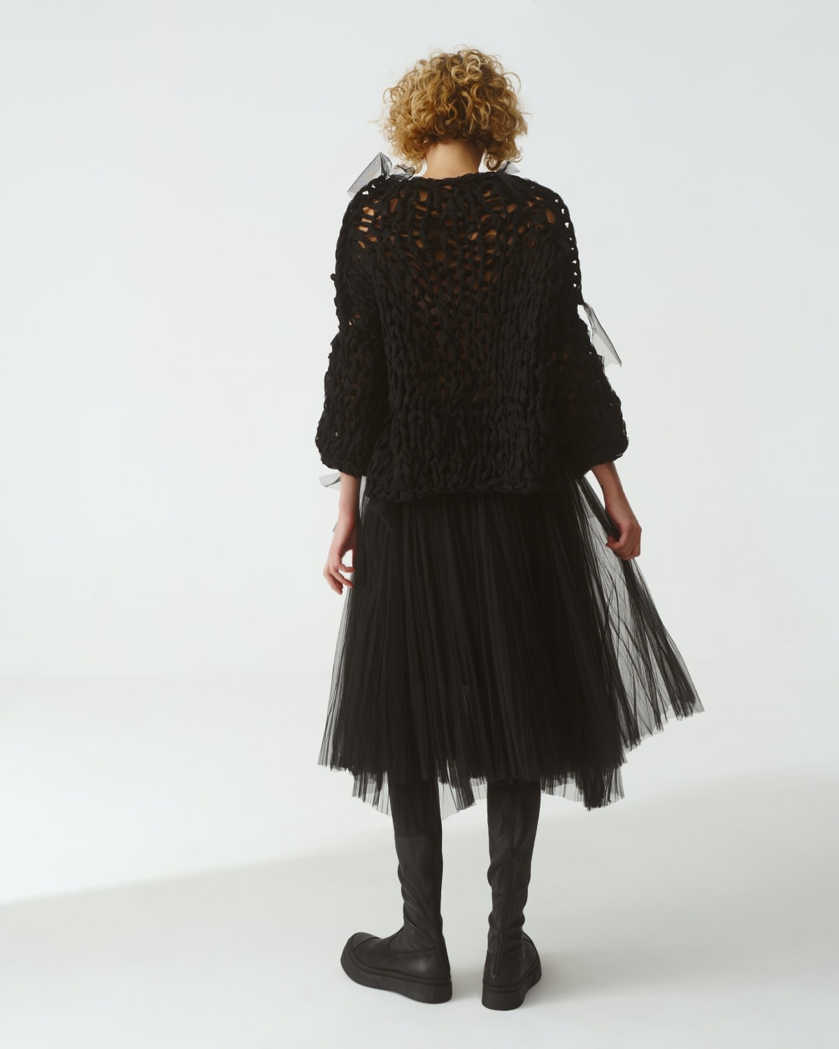 Kedziorek Tulle Skirt w/ Black Slip