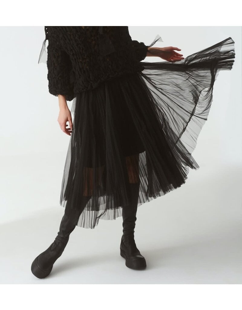 Kedziorek Tulle Skirt w/ Black Slip