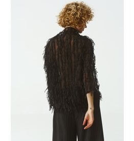 Kedziorek Fringed Mesh Pullover