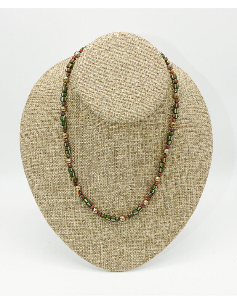 Andrea Vigil AV-4  TB's, African Opal, GF Beads, GF Clasp