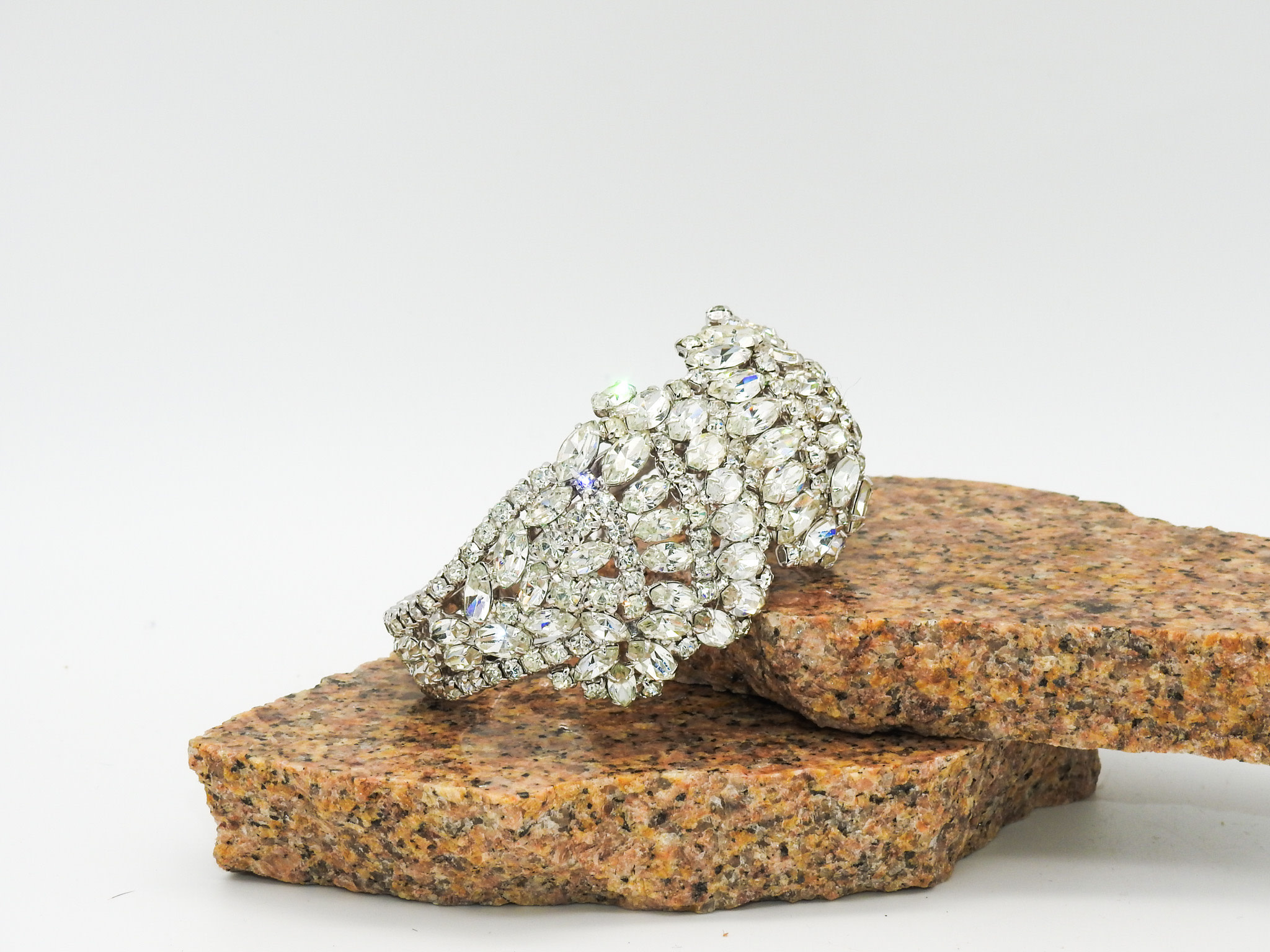 Erin Knight Designs Vintage Rhinestone Clamper Bracelet