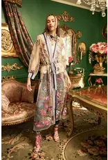 Aratta Jade Embroidered Mesh Duster