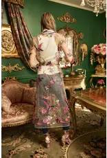 Aratta Jade Embroidered Mesh Duster