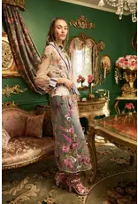 Aratta Jade Embroidered Mesh Duster