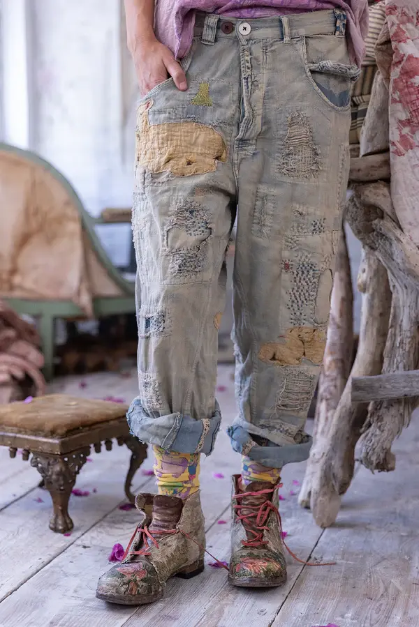 Magnolia Pearl Pants 841 Two Lambs Kalle Denims Faded Indigo