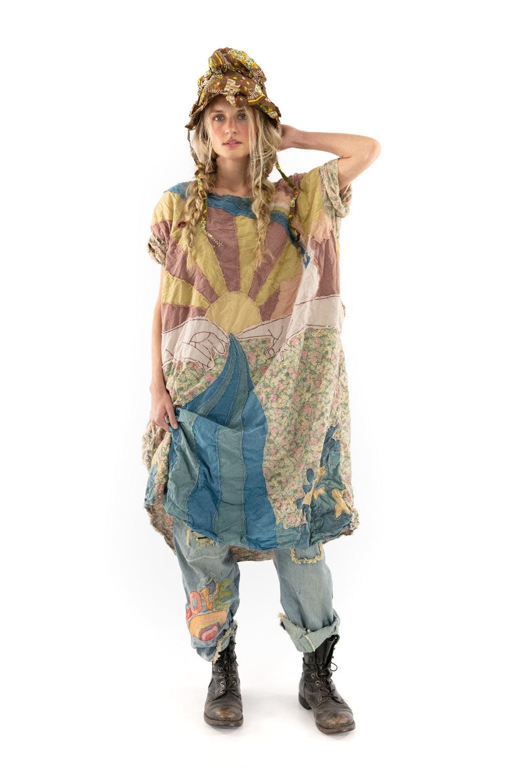 Magnolia Pearl Dress 786 Applique Artist, Sunrise