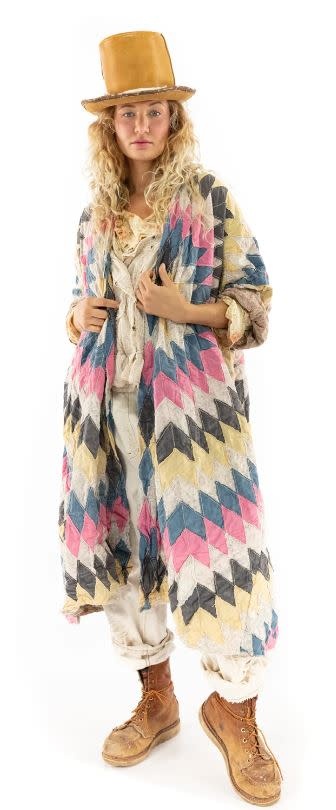 Magnolia Pearl Jacket 551 Sitara Quiltwork Kimono, Bird Rock