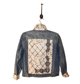 Elevazione C Chanel Camelia Ivory Denim M