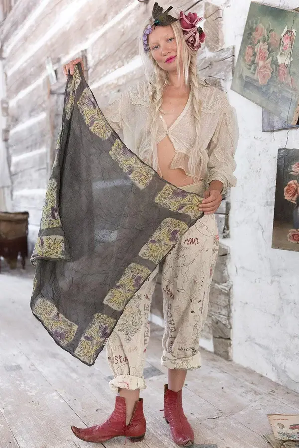 Magnolia Pearl scarf 179 Tara Scarf Earl Grey