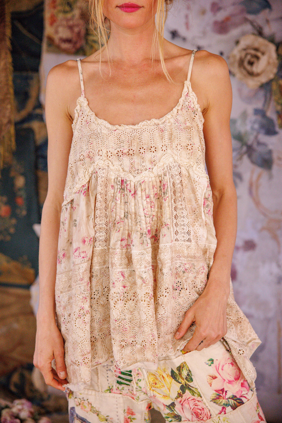 Magnolia Pearl Tank 361 Eyelet Esti, Brixton OS koc