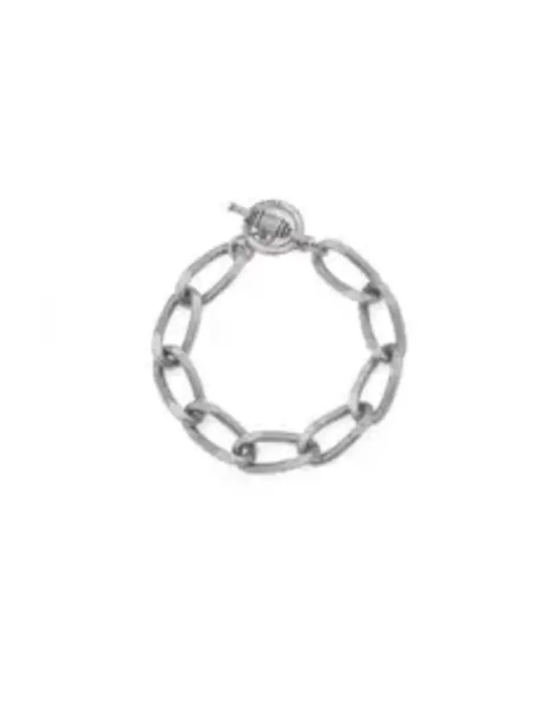 French Kande Soline Silver Ox St Tropez Chain Bracelet 7.5-8