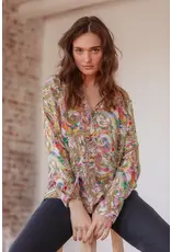 Catherinegee Daria French Cuff Silk Blouse