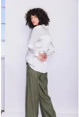 Catherinegee Daria French Cuff Silk Blouse