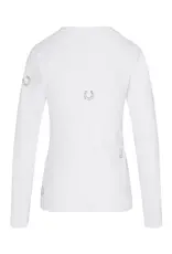 Catherinegee Embroidered Long Sleeve Cotton T-Shirt