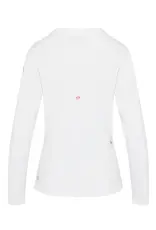 Catherinegee Embroidered Long Sleeve Cotton T-Shirt
