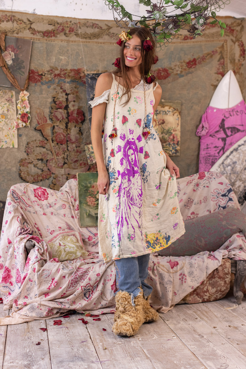 Magnolia Pearl Dress 1266 Paola Lana Tank Dress, Spring Joy