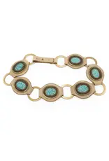 Streets Ahead Skye Rings Belt w/ Turquoise