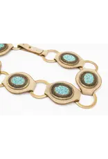 Streets Ahead Skye Rings Belt w/ Turquoise