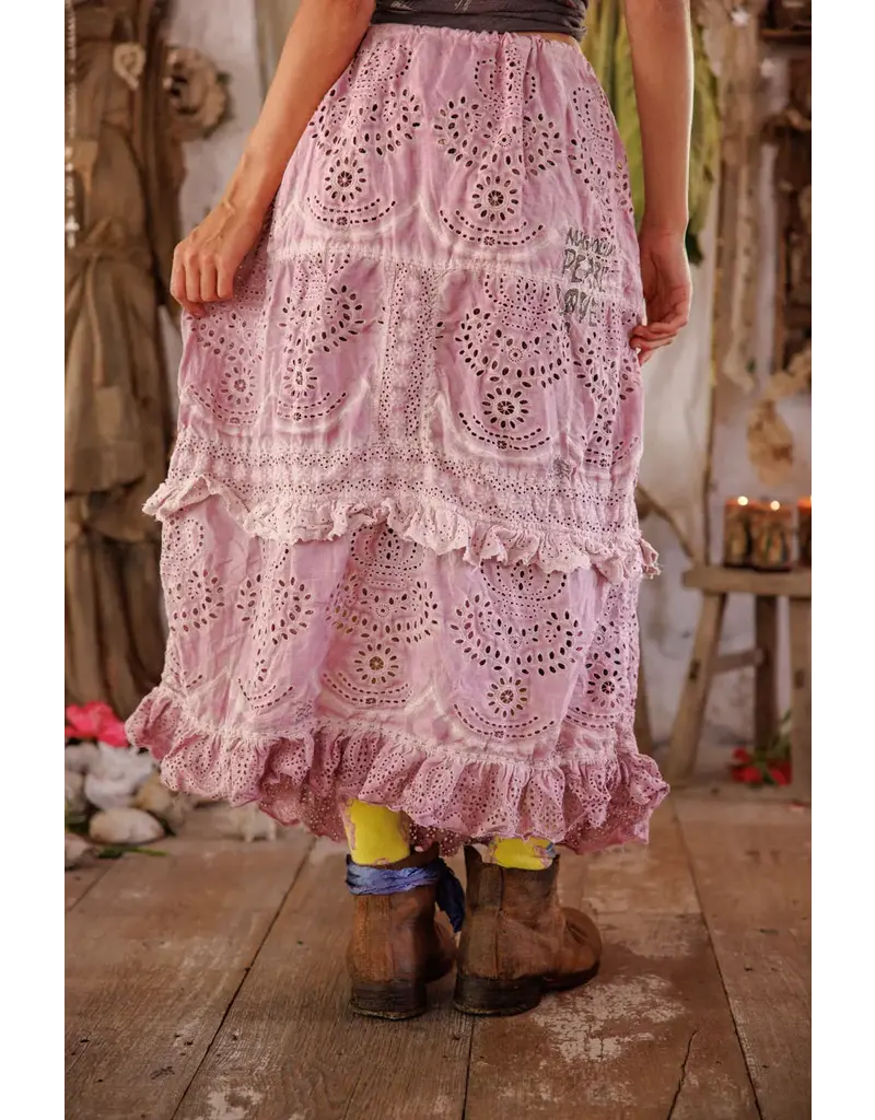 Magnolia Pearl Skirt 220 Eyelet Pissarro, Lychee Blossom OS koc