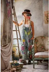 Magnolia Pearl Overalls 149 Night Garden  Benjamin Wide Leg, WI OS koc