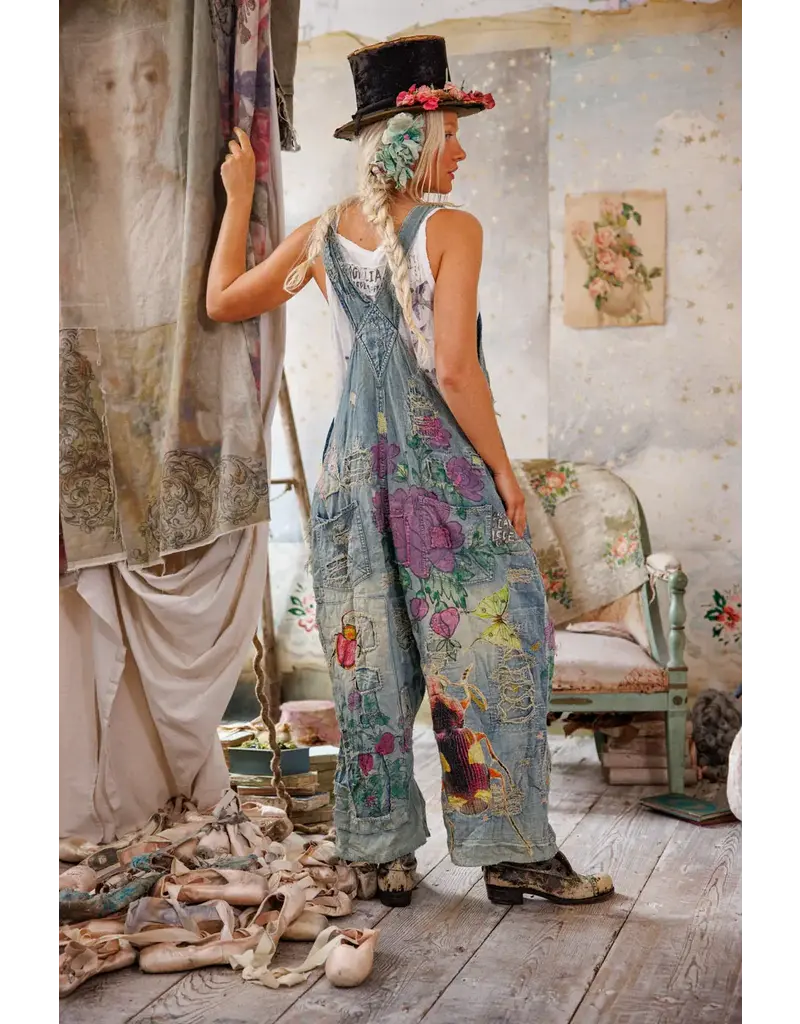 Magnolia Pearl Overalls 149 Night Garden  Benjamin Wide Leg, WI OS koc