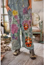 Magnolia Pearl Overalls 149 Night Garden  Benjamin Wide Leg, WI OS koc