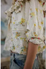 Magnolia Pearl Top 1283 Eyelet Eadred Blouse, Lauretta OS koc