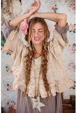 Magnolia Pearl Top 2186 Eyelet Rosemary Blouse, Aged