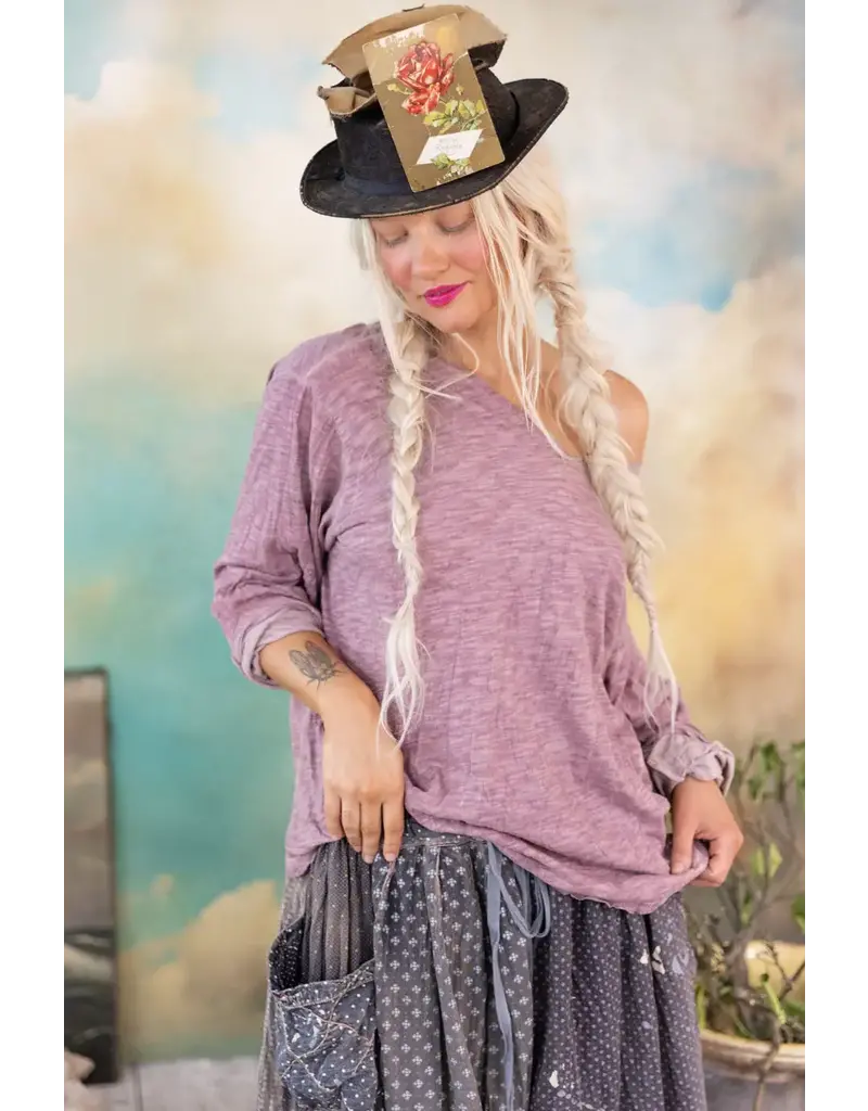 Magnolia Pearl Top 2253 Europa Long Sleeve, Plum