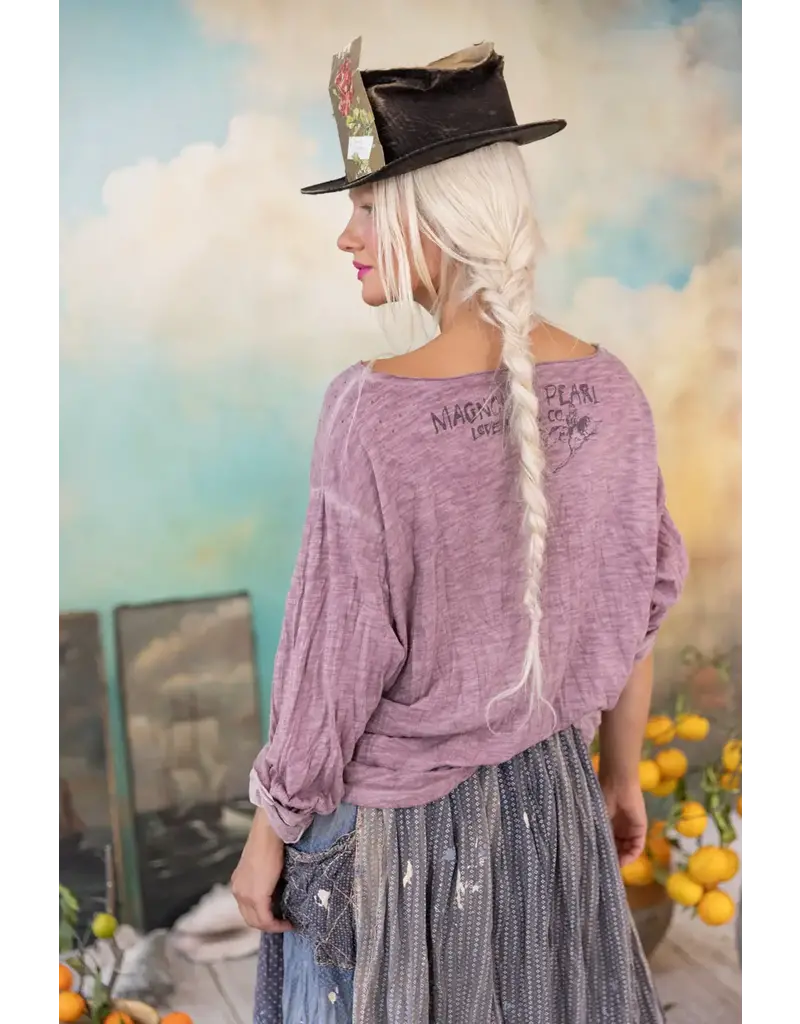 Magnolia Pearl Top 2253 Europa Long Sleeve, Plum