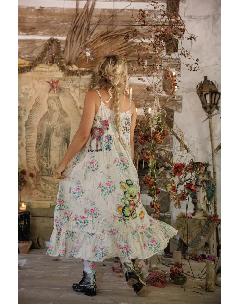 Magnolia Pearl Dress 1434 Applique Vianney Slip, Bed Of Roses OS koc