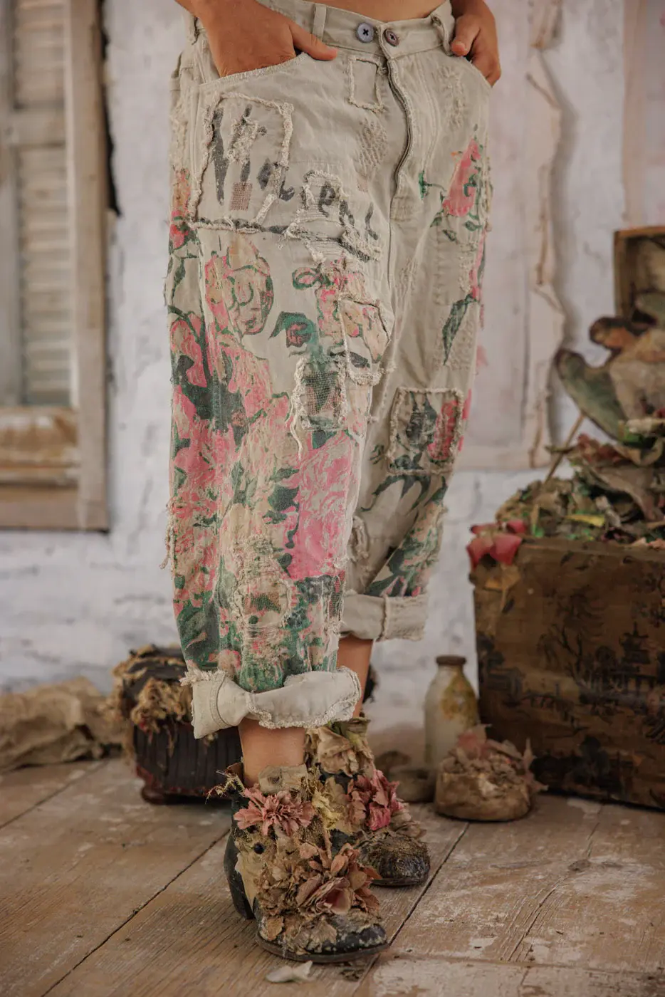Magnolia Pearl Pants 957 Vincent Dani Blues Denims, Petal OS koc