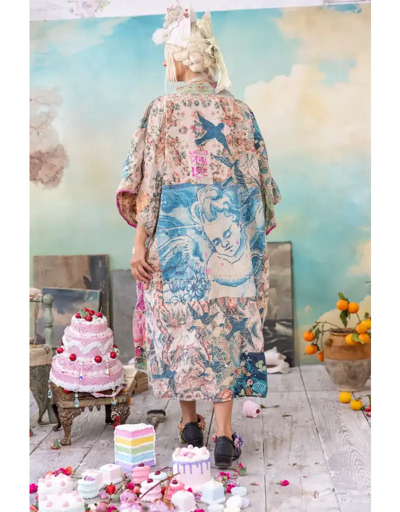 Magnolia Pearl Jacket 1190 Piecewise Dashi Kimono, Zazu