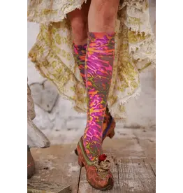 Magnolia Pearl Socks 183 Neon Leopard OTK, Hairband
