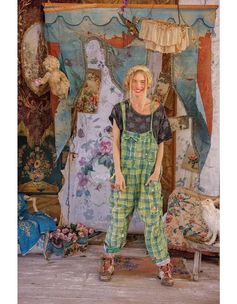 Magnolia Pearl Overalls 160 Love, Uncle Joe's Plaid