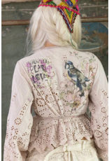 Magnolia Pearl Jacket 899 Eyelet Lise Lotte Piano Shawl, Pinksalt