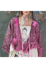 Magnolia Pearl Jacket 833 Quilted Lise Lotte Piano Shawl, Pomegranate